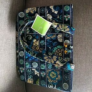Vera Bradley Small Tic Tac Tote, Mod Floral Blue